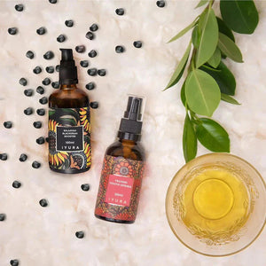 ブラックグラム フェイス&ボディ デュオ ― 乾燥肌・エイジング肌・年齢肌のための最適な保湿ケア - 自然の恵みで、輝くつや肌へ Face & Body Oil iYURA