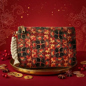 🎁 iYURA Madhubani Keepsake pouch [Limited Edition] - Prosperity (100% off) The Ayurveda Experience 