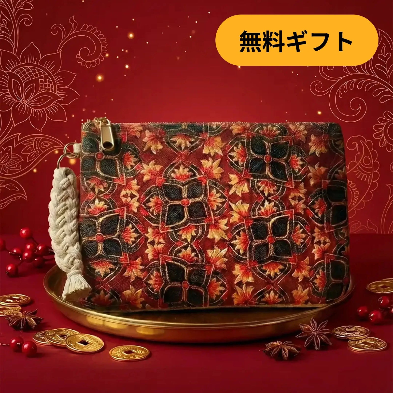 🎁 iYURA Madhubani Keepsake pouch [Limited Edition] - Prosperity (100% off) The Ayurveda Experience 