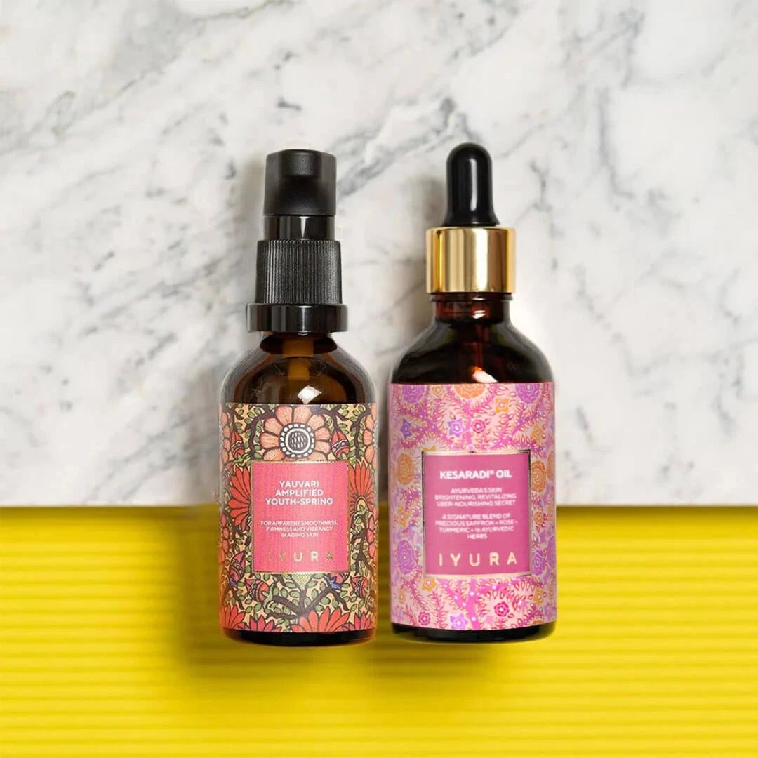 ラウンド・ザ・クロック ビューティ・ロック- KESARADI デイリー グローと YAUVARI アンプリファイド ユース スプリング Beauty set iYURA 